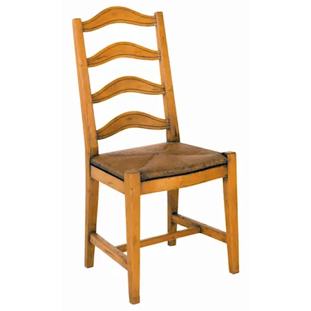 Country English Ladderback Dining Side  Chair
